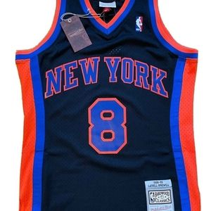 Mitchell & Ness Mens NY Knicks 1998-1999 Latrell Sprewell Swingman Jersey